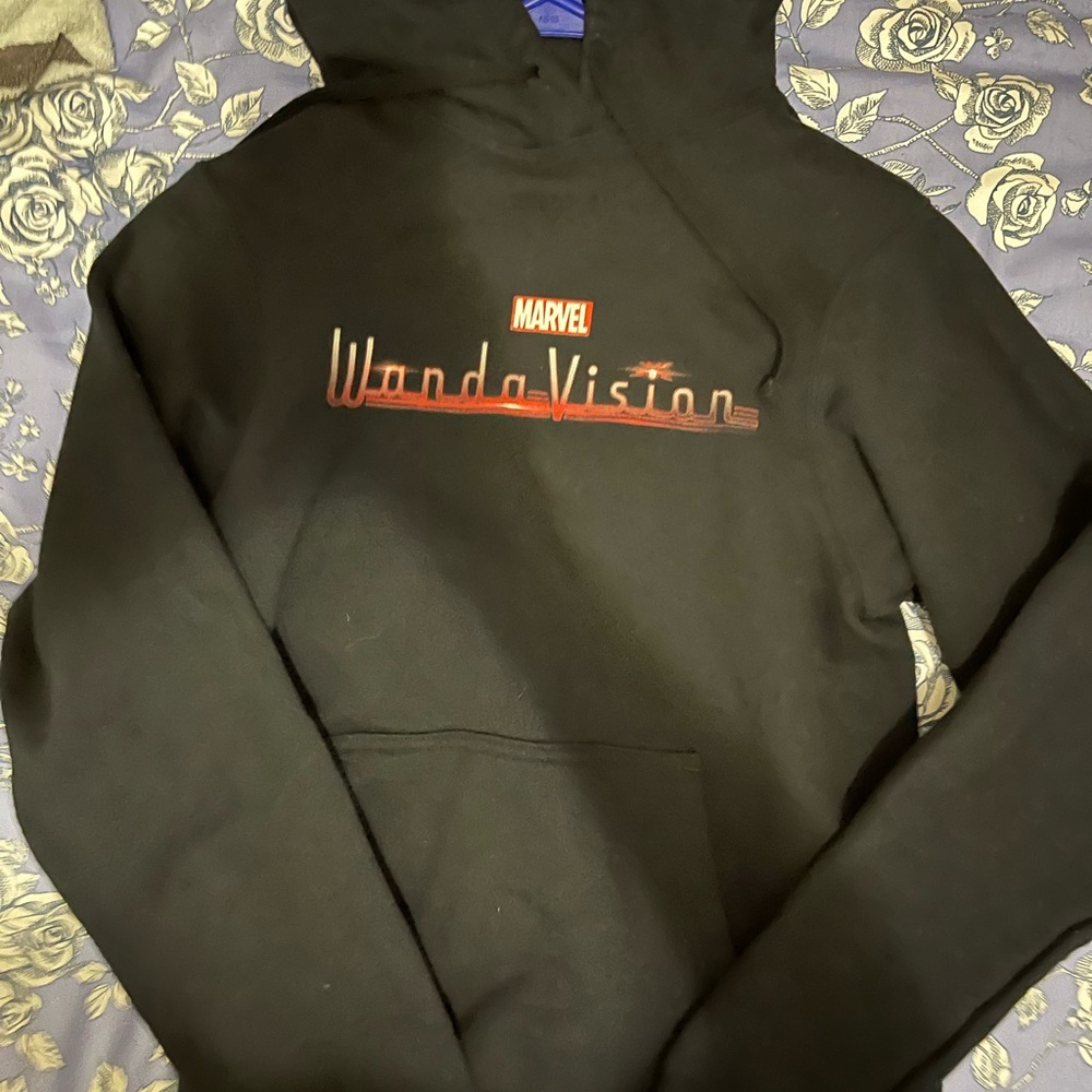 Marvel WandaVision Black and Red Hoodie